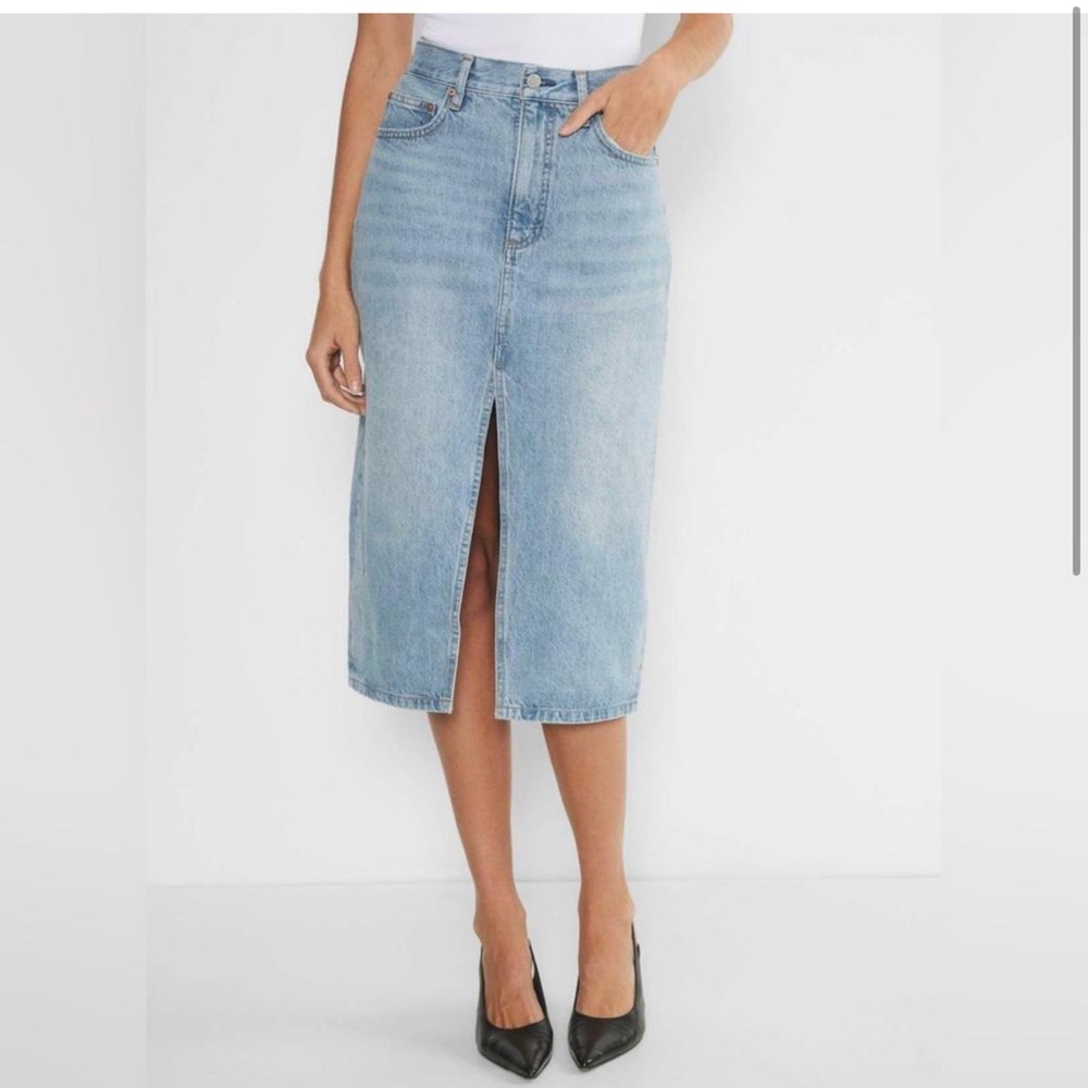 Denim Forum The 90s Halle Skirt